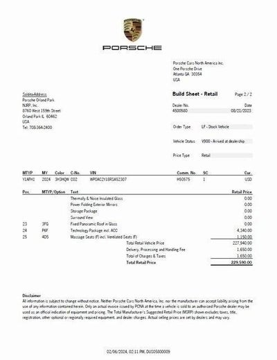 2024 Porsche Taycan Turbo S