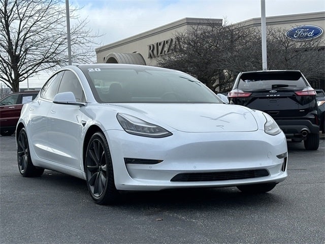 Used 2020 Tesla Model 3  with VIN 5YJ3E1EC2LF587122 for sale in Orland Park, IL