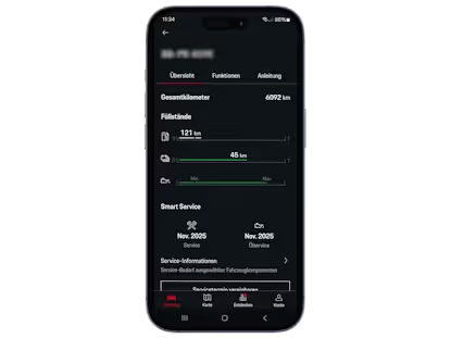 My Porsche App Car Control