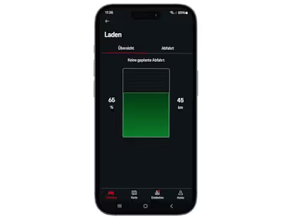 My Porsche App Charging Status