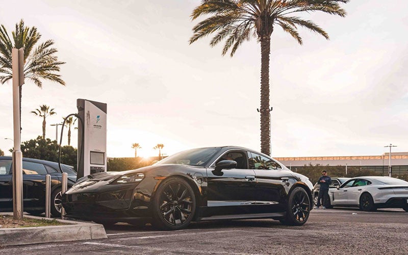 Porsche Taycan Charging