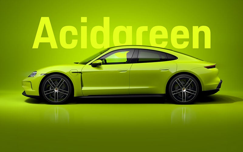 Porsche Taycan Paint To Sample