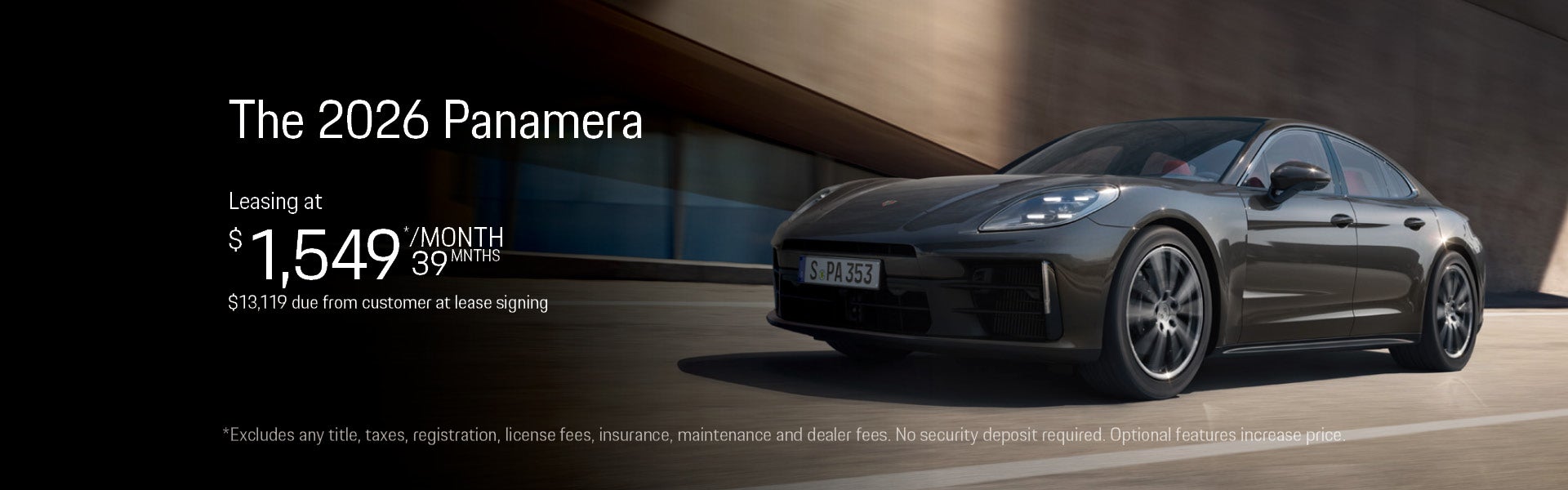 Panamera Offer